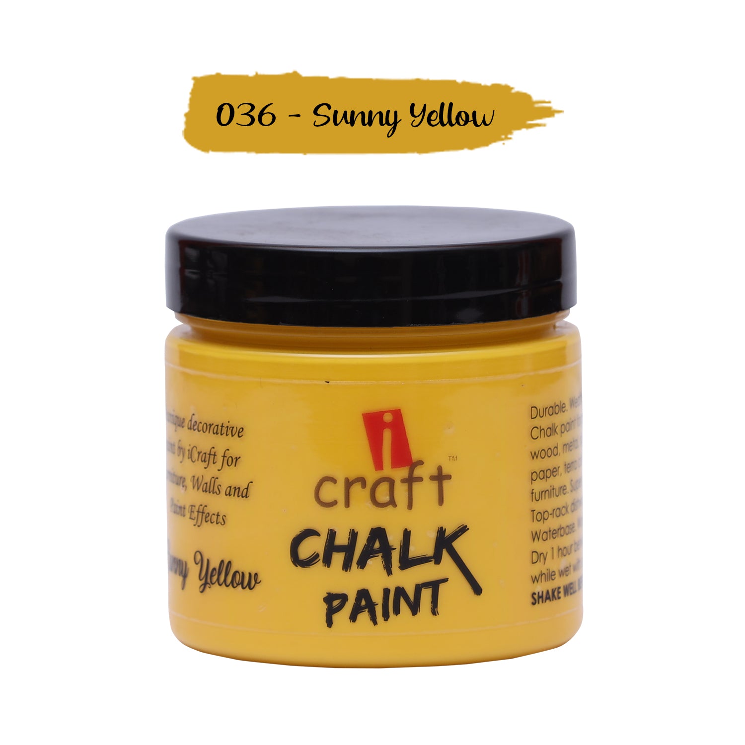 SUNNY YELLOW  Smooth, Creamy & Non-Toxic  250 ML