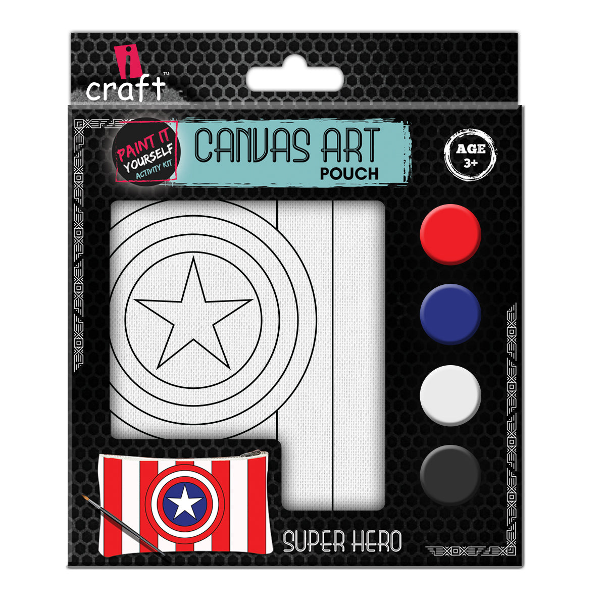 CANVAS POUCH- CAPTAIN AMERICA