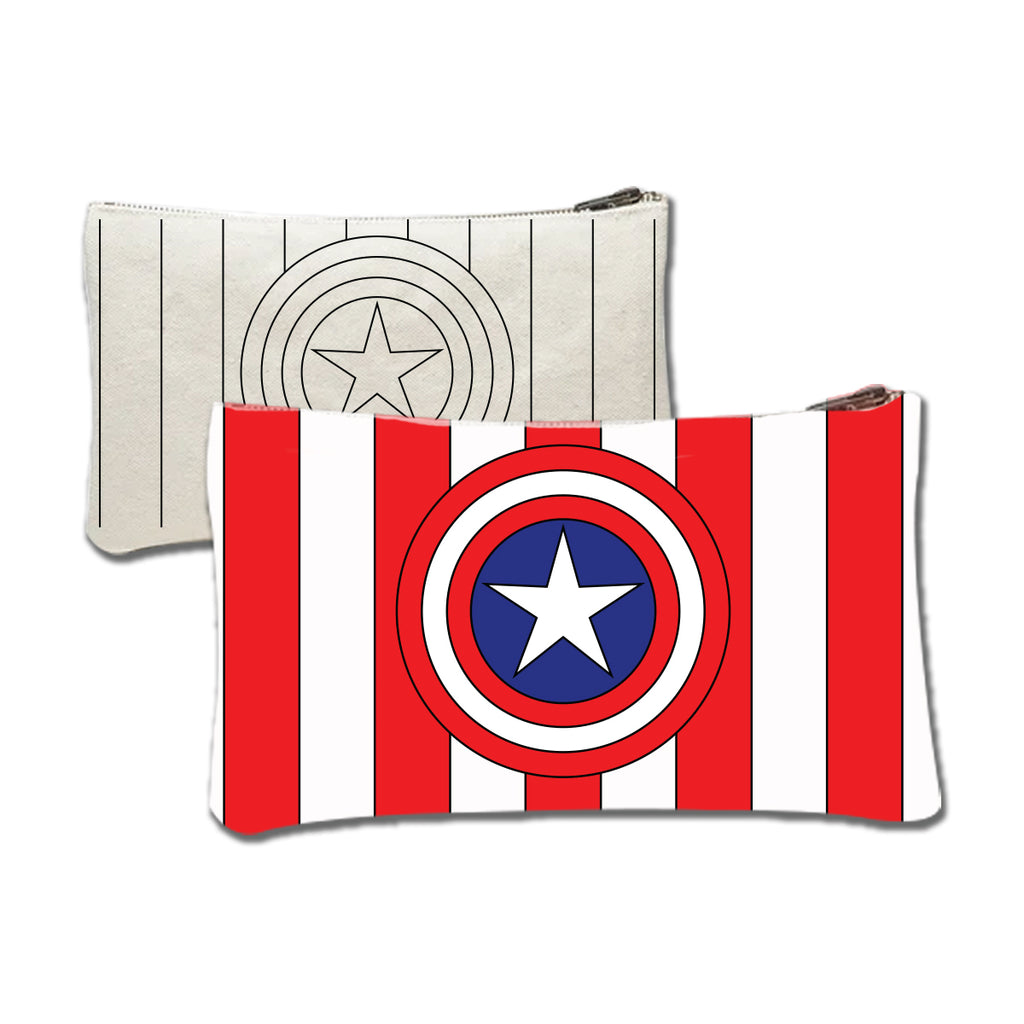 CANVAS POUCH- CAPTAIN AMERICA