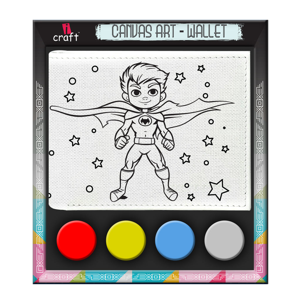 KIDS WALLET DIY- SUPERMAN