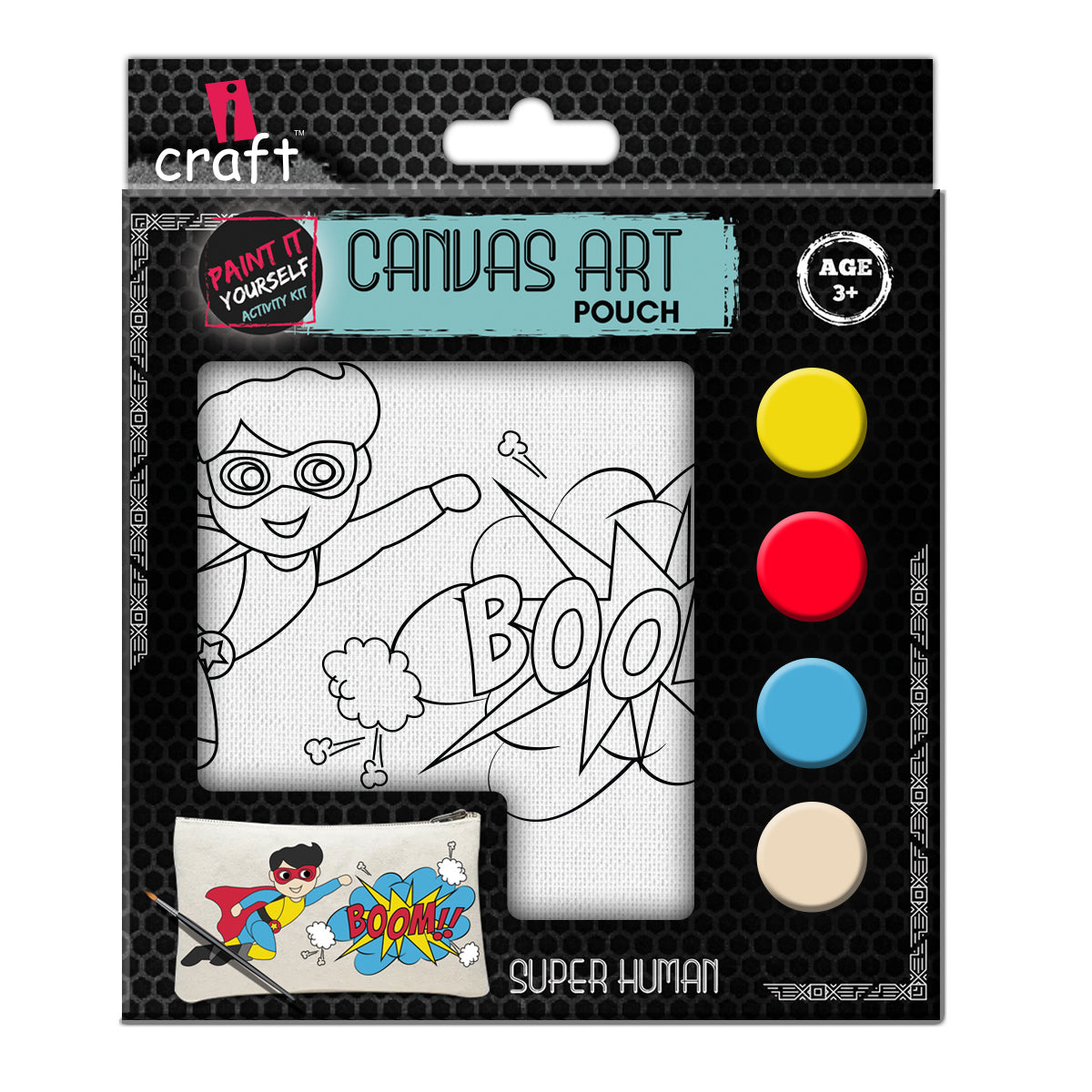 CANVAS POUCH - SUPER HUMAN