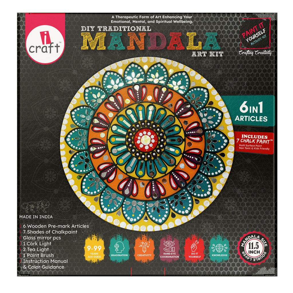 6 IN 1 TRADITIONAL MANDALA HOME DECOR