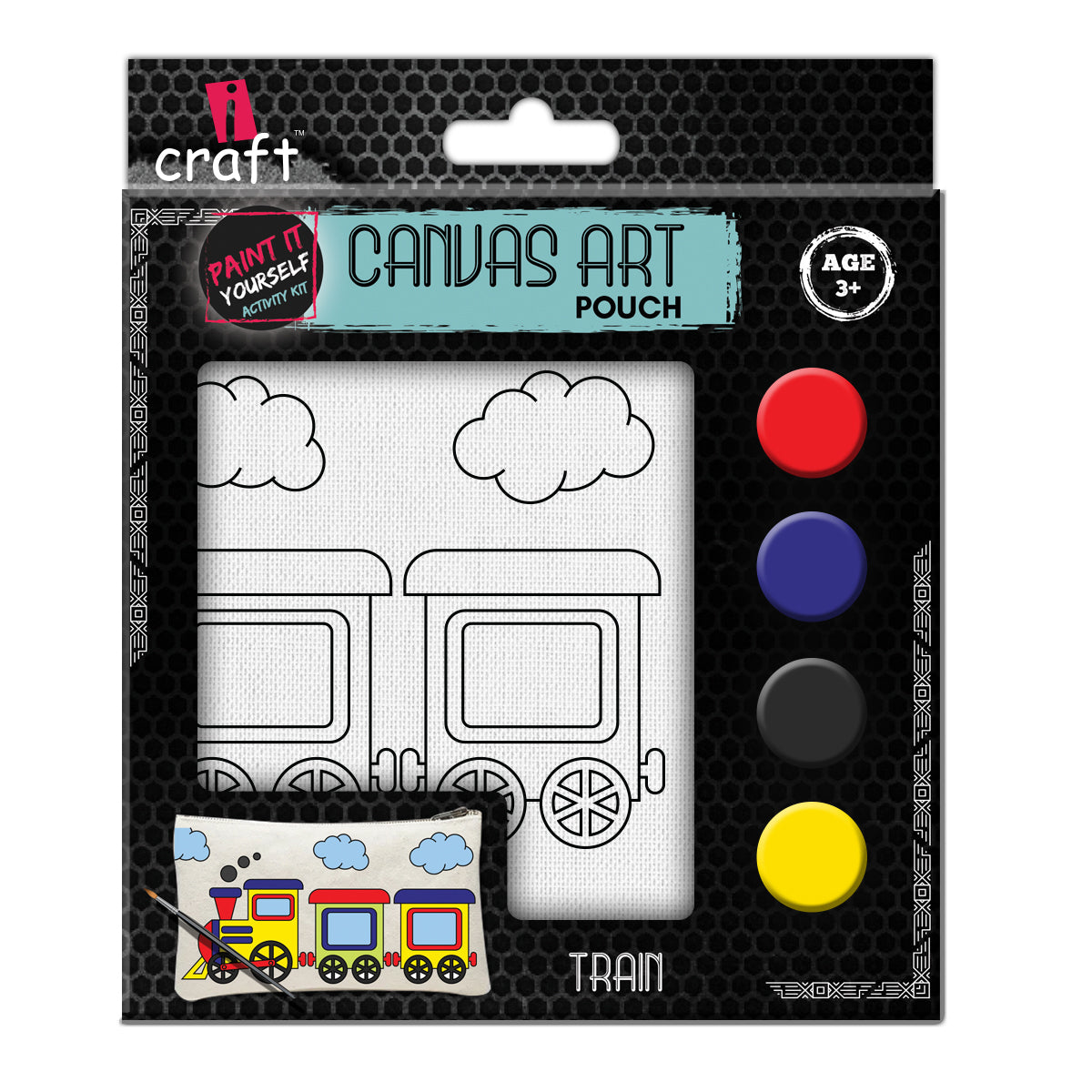 CANAVS POUCH- TRAIN