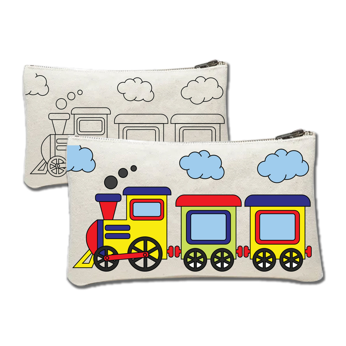CANAVS POUCH- TRAIN