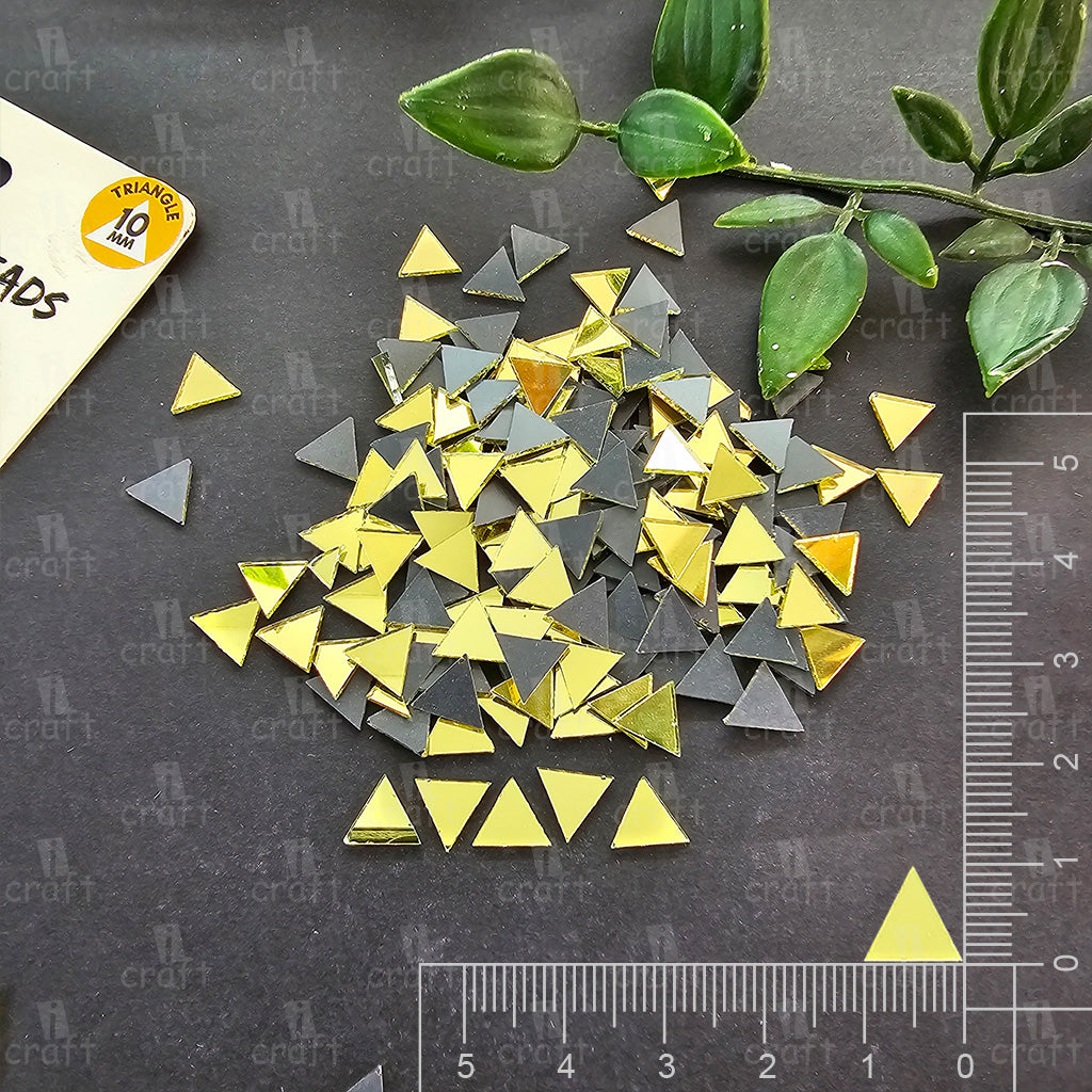 Triangle 10 mm gold