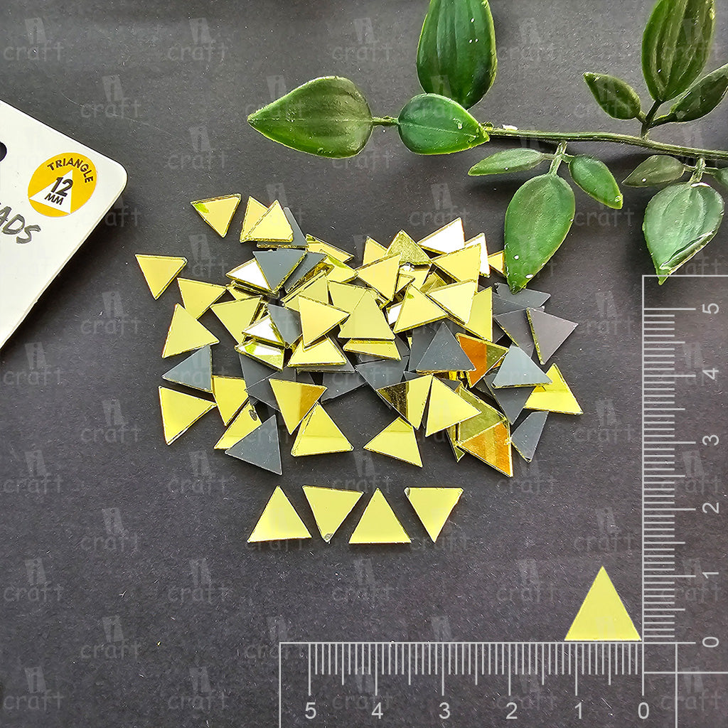 Triangle 12 mm gold