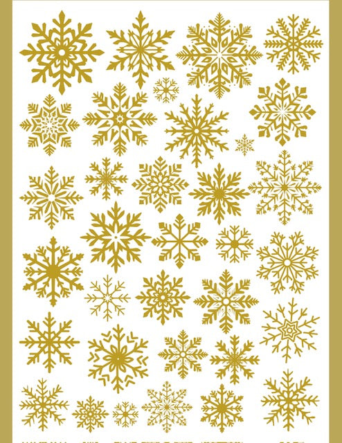 christmas metallic transfer sheet 10