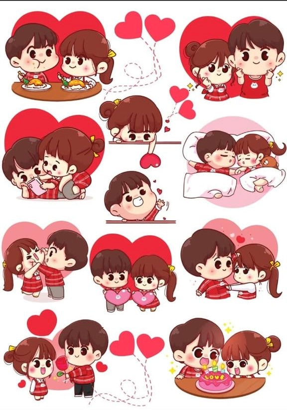 A4 Transfer Sheet Valentine .17