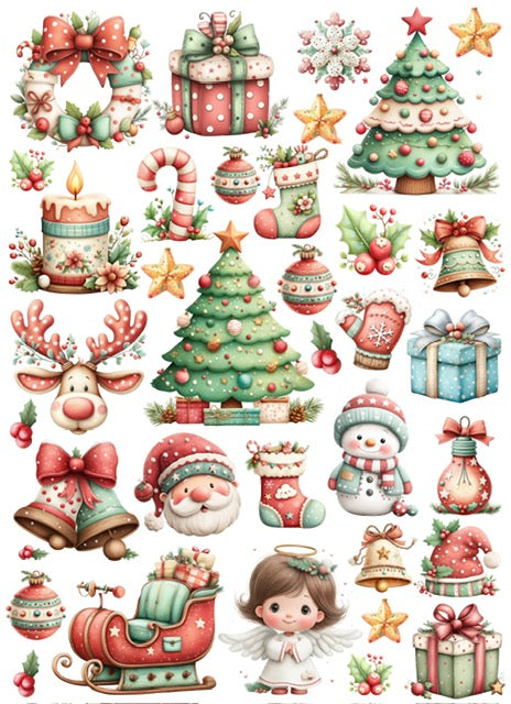 Christmas transfer sheet 8