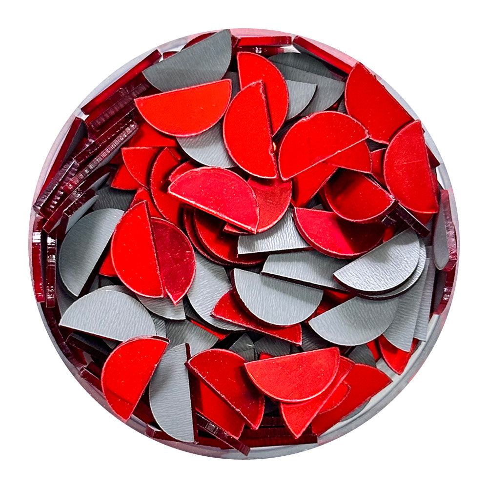 HALF ROUND RED