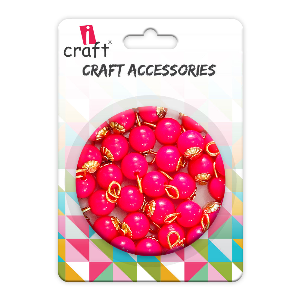 Hanging moti - neon pink