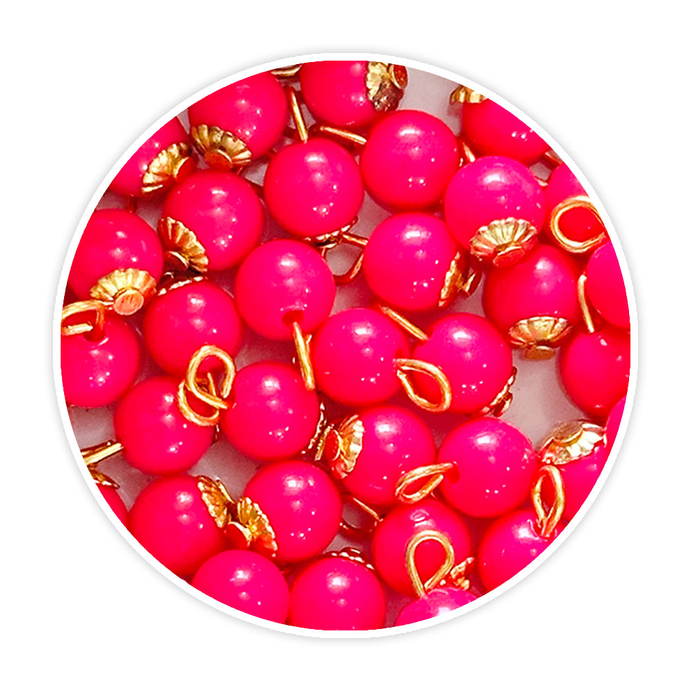 Hanging moti - neon pink